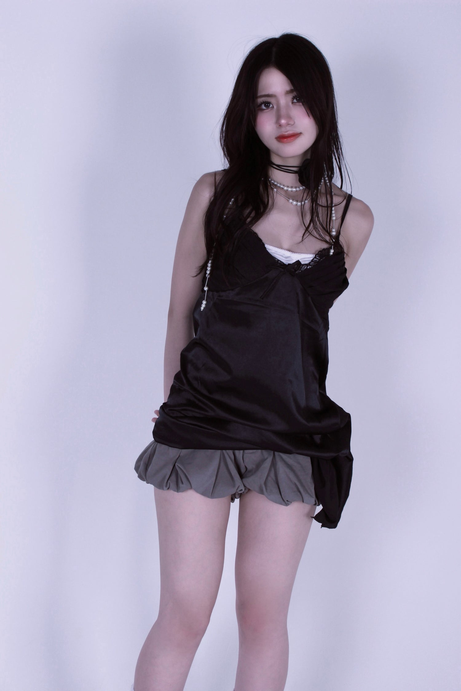 cocoon puff skirt.