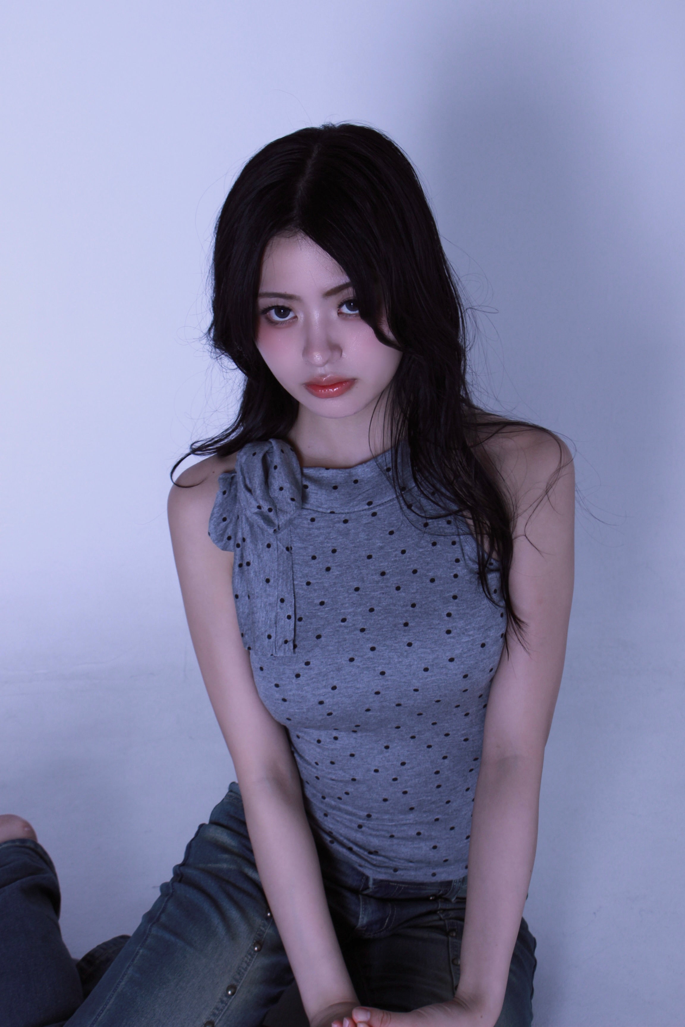 ribbon dot tops.