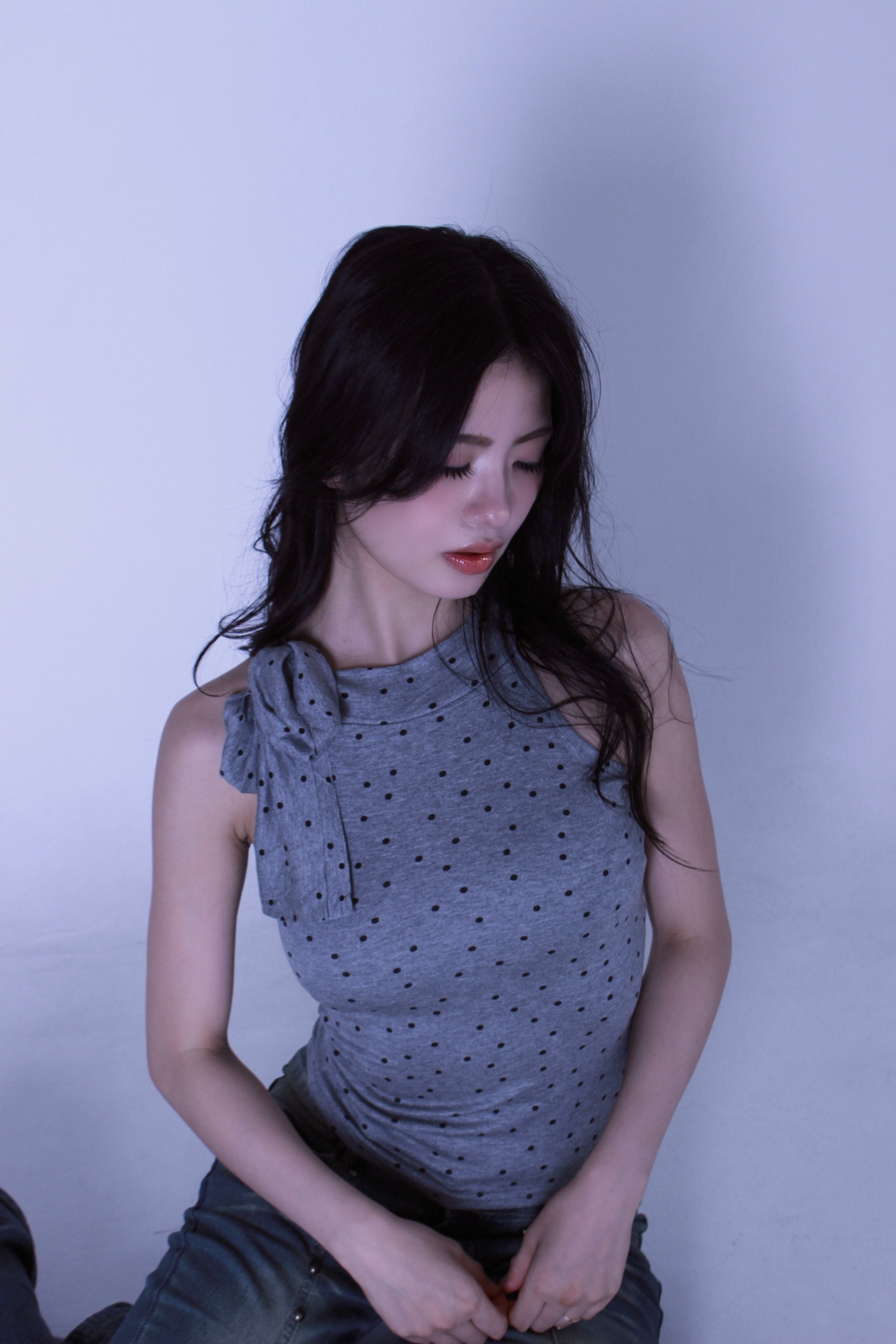ribbon dot tops.