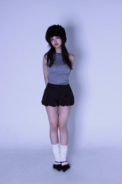 ribbon dot tops.