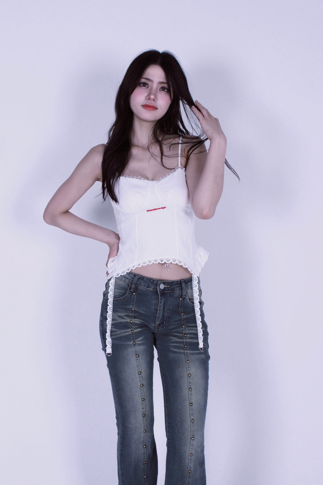 silk line camisole.
