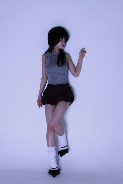 ribbon dot tops.