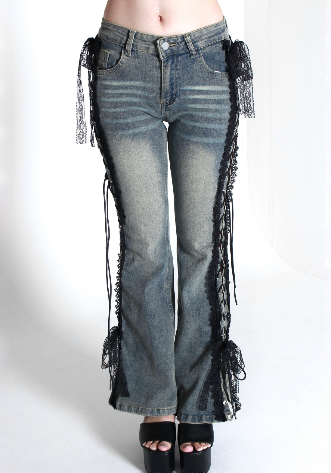 seduce lace denim.
