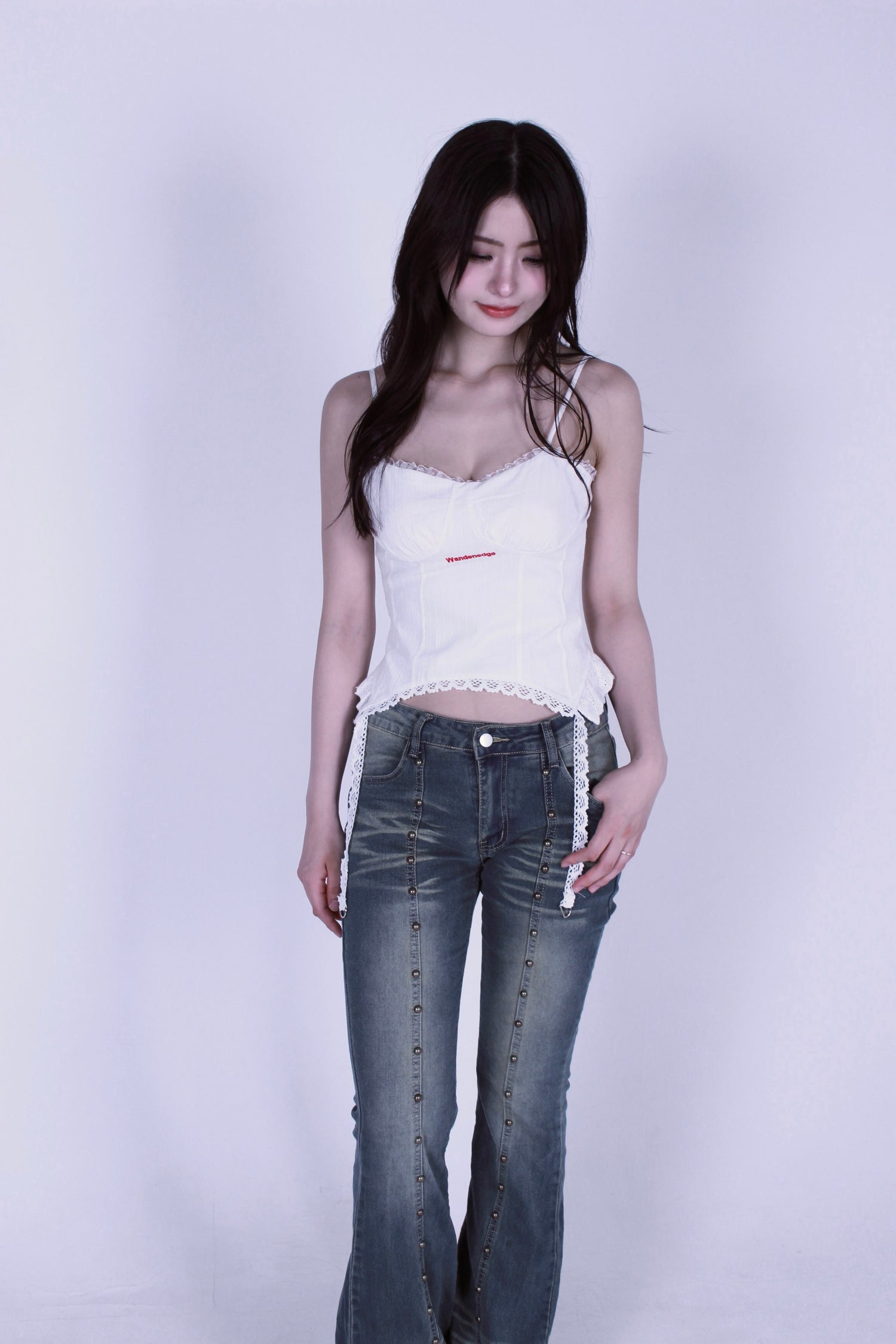 silk line camisole.