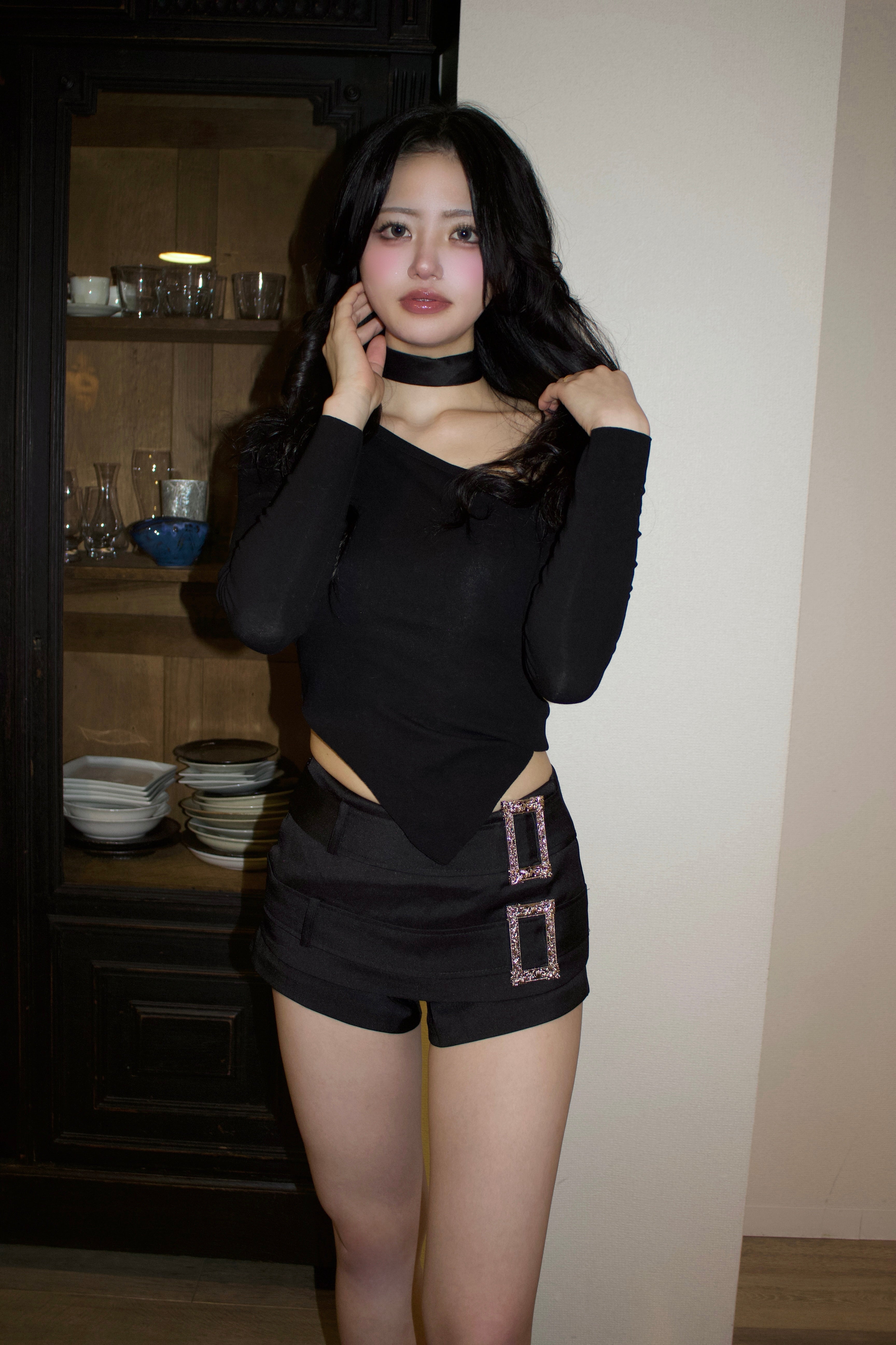 bijou buckle bottoms.