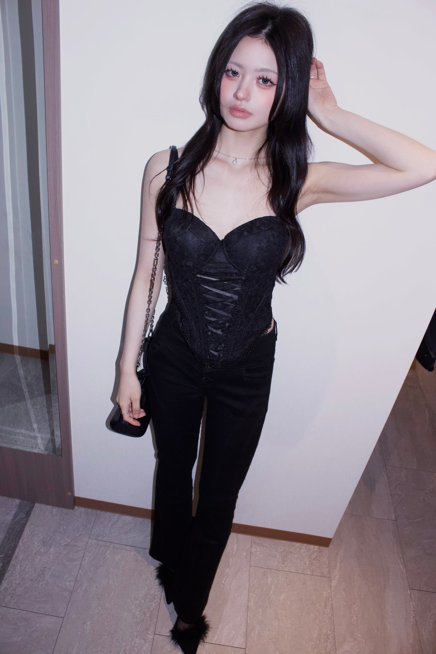 royal lace bustier.