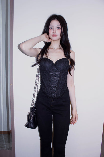 royal lace bustier.