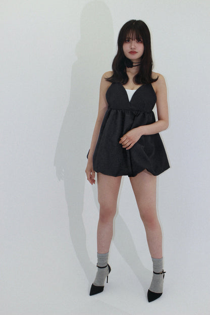 mini balloon dress.