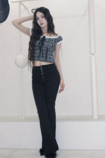 noire check tops.