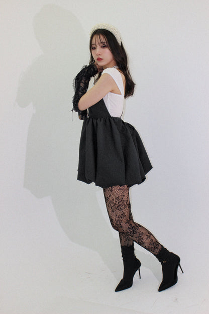 mini balloon dress.