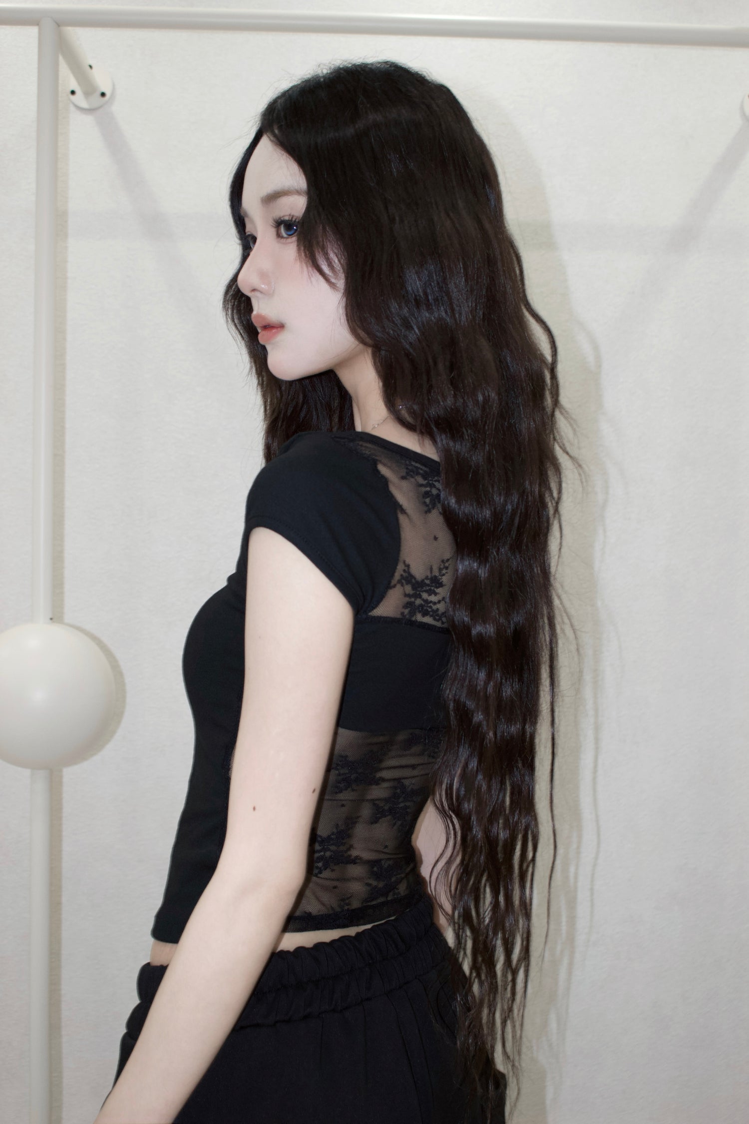 lace back tops