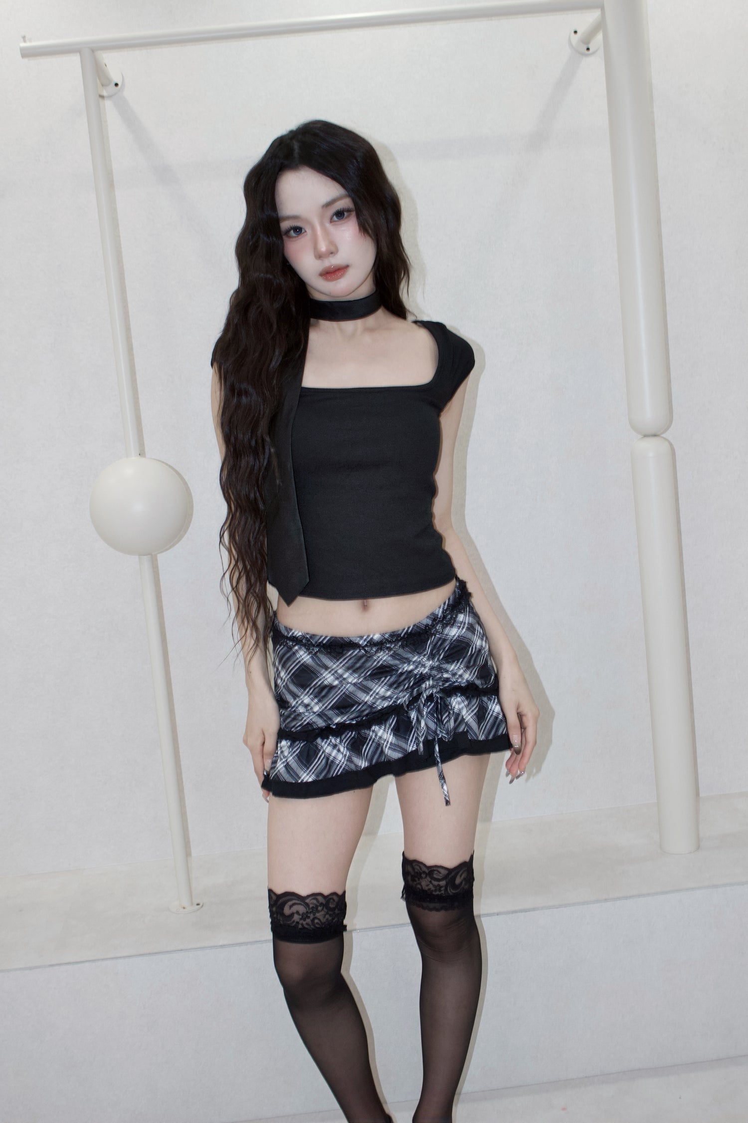 lace back tops
