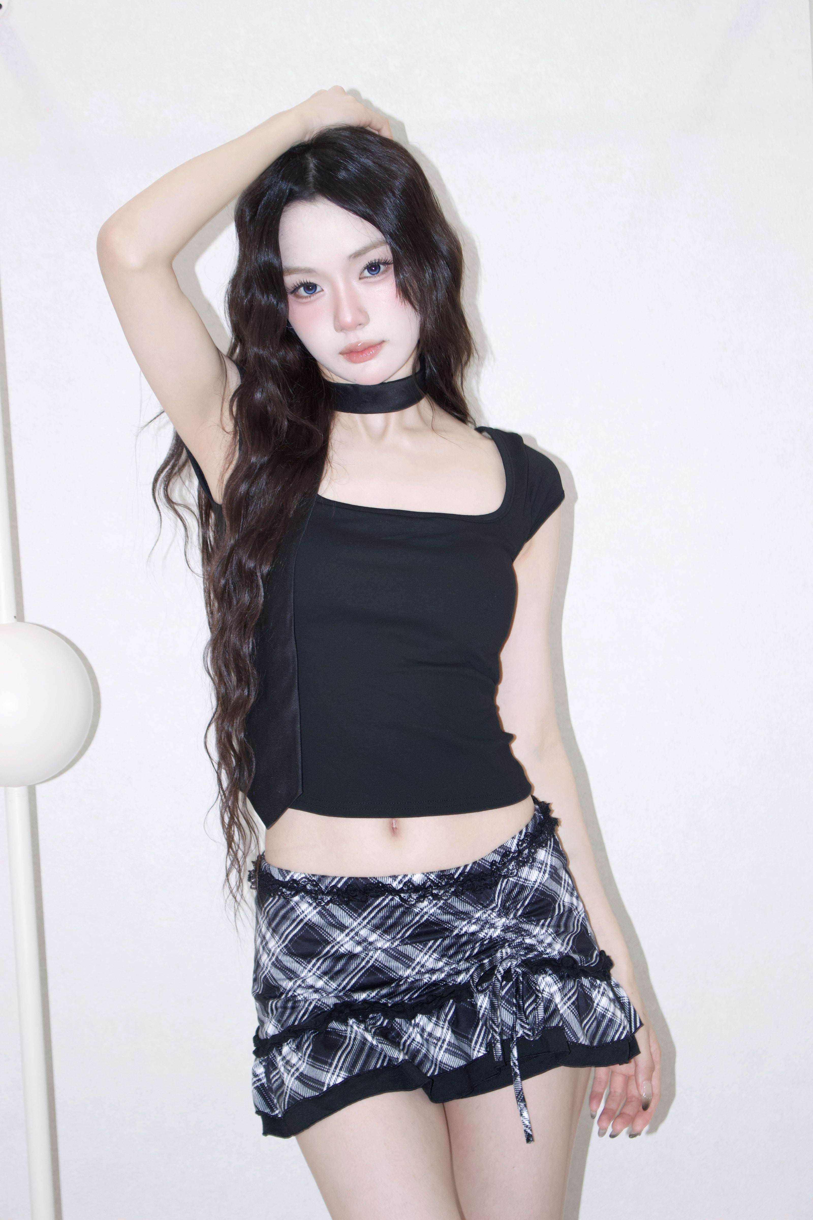 lace back tops