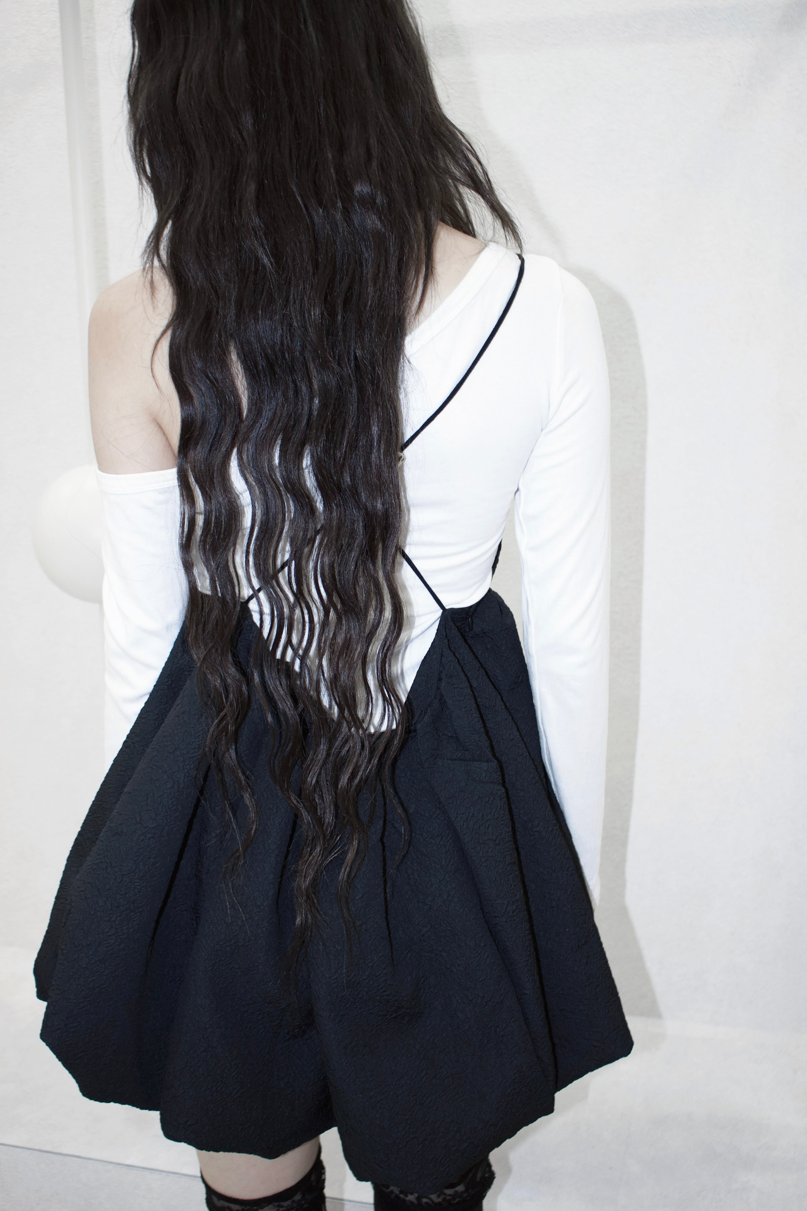 mini balloon dress.