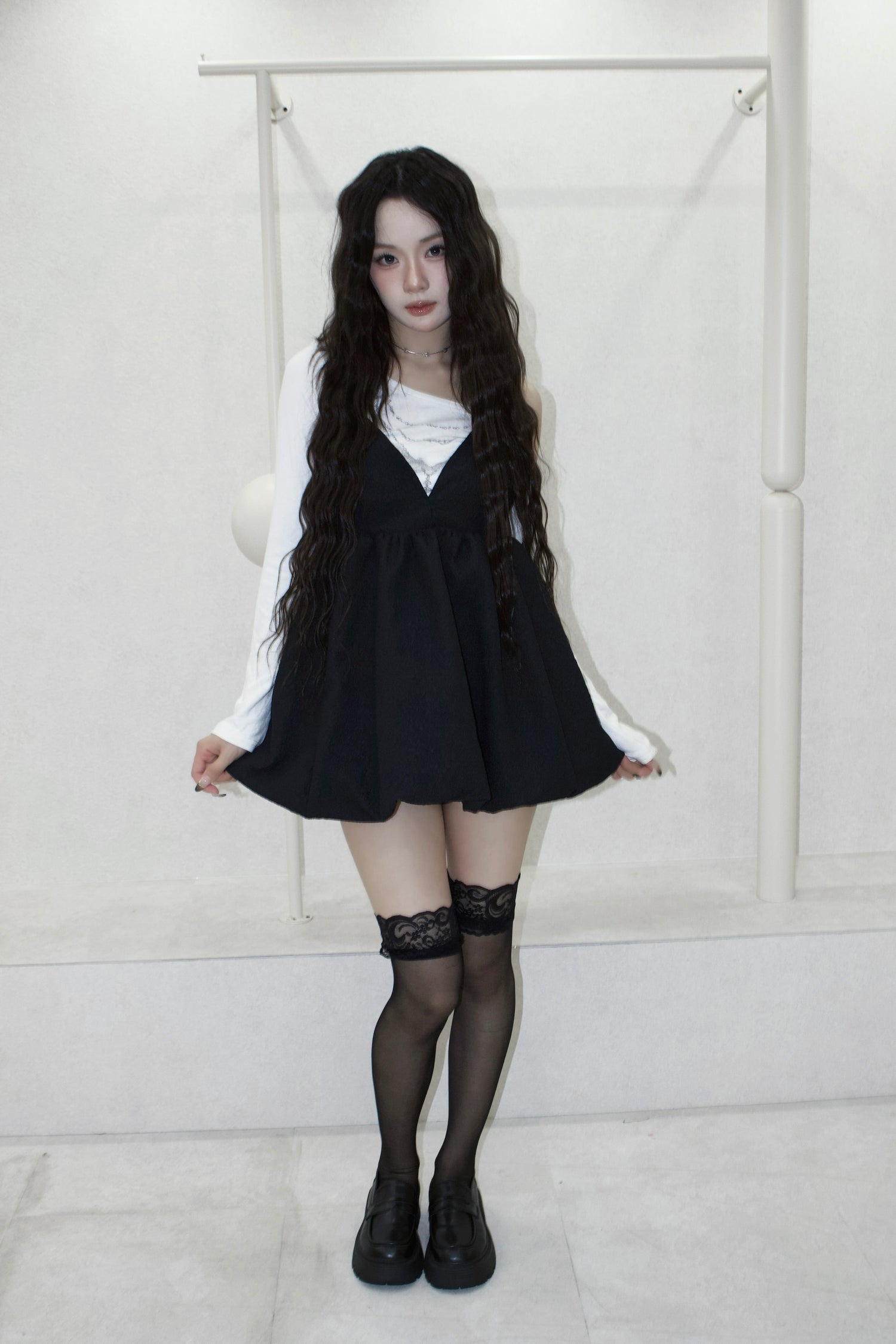mini balloon dress.