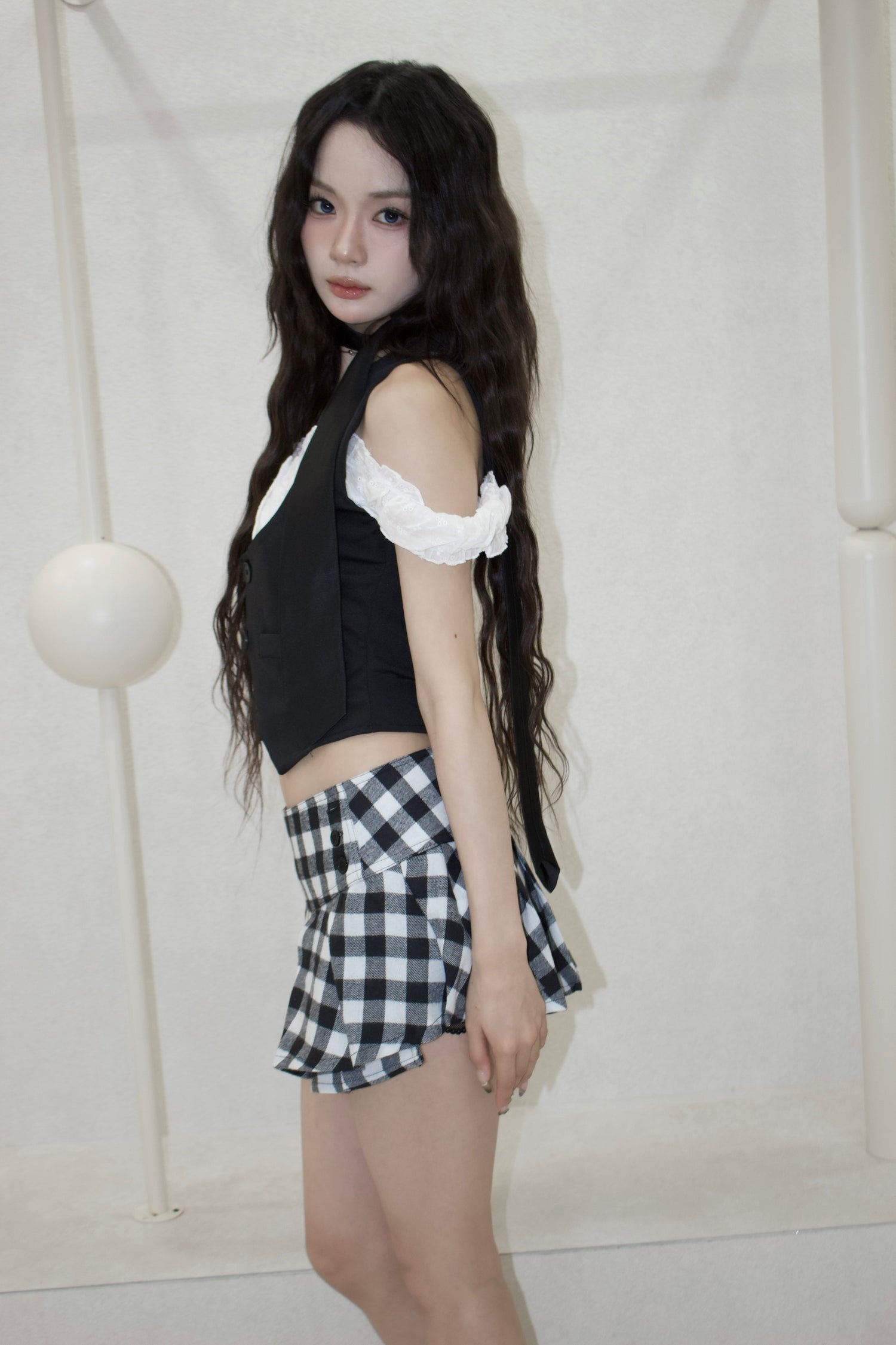 vichy doll skirt.