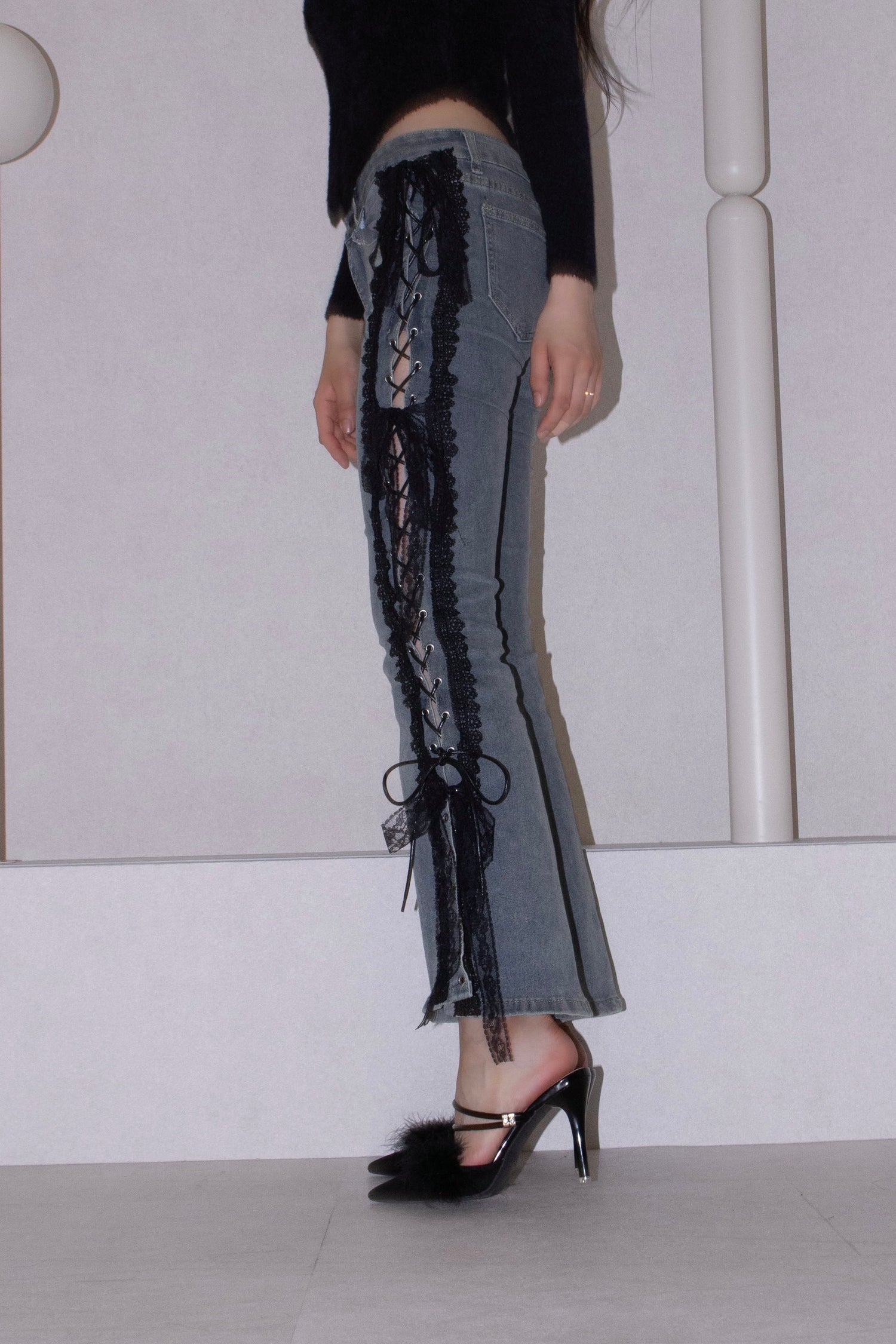 seduce lace denim.【リニューアル】