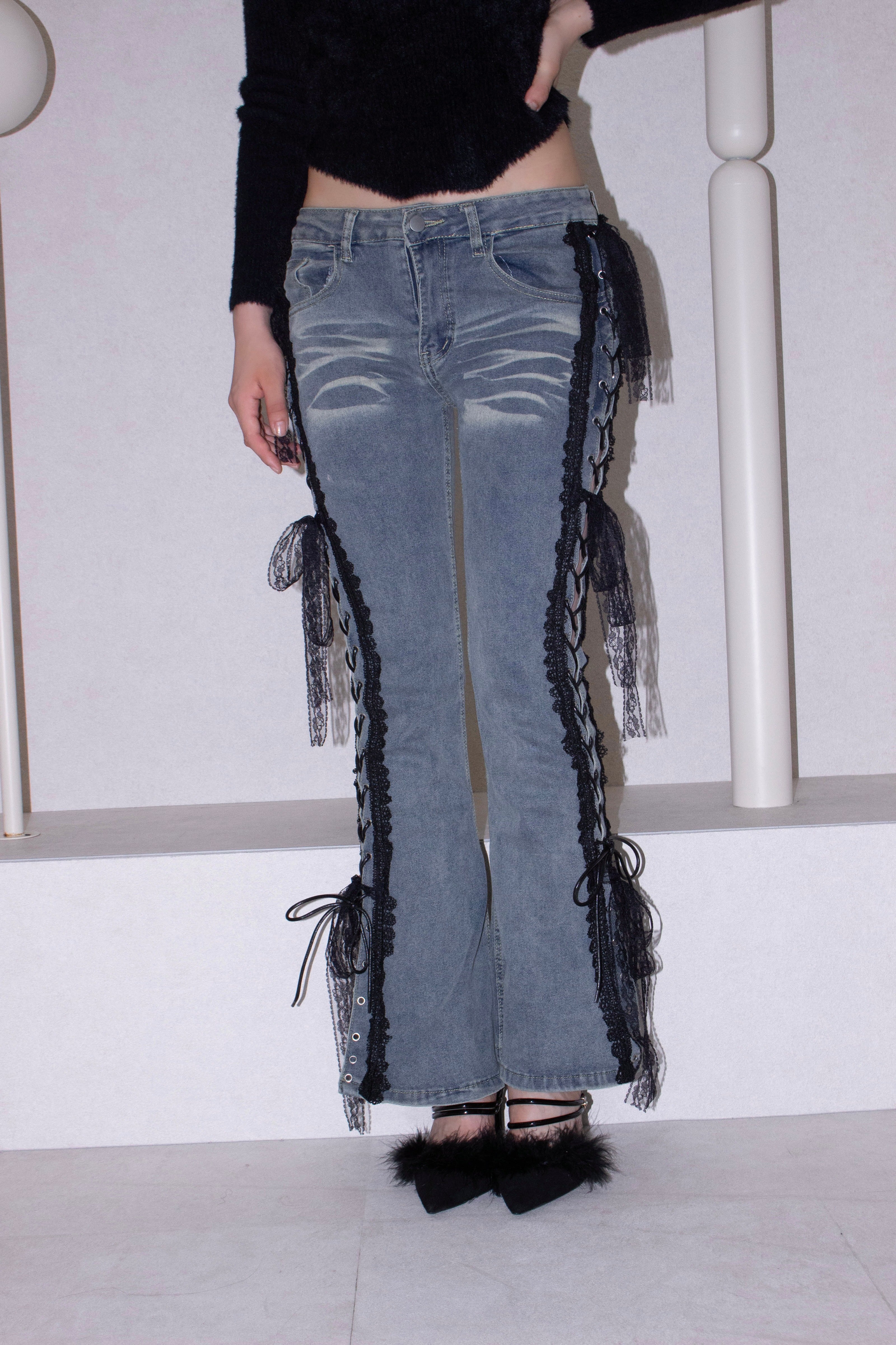 seduce lace denim.【リニューアル】