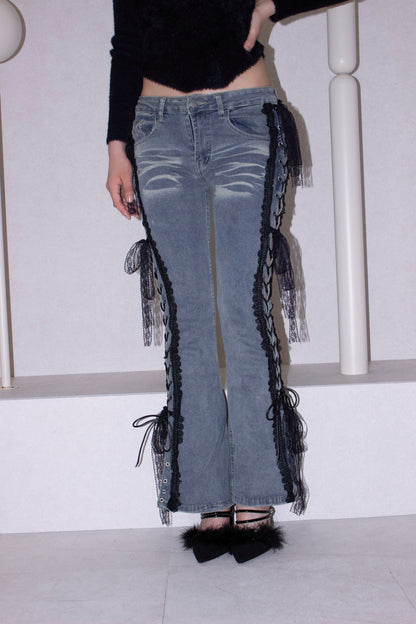 seduce lace denim.【リニューアル】