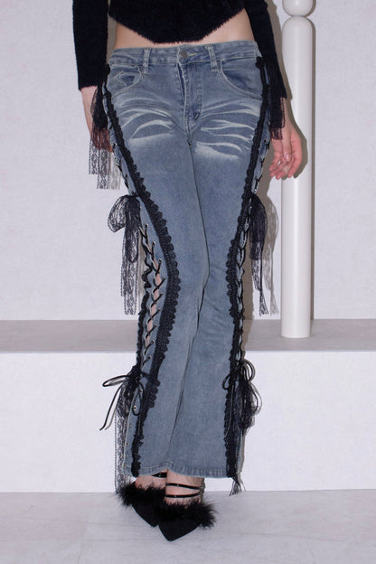 seduce lace denim.【リニューアル】