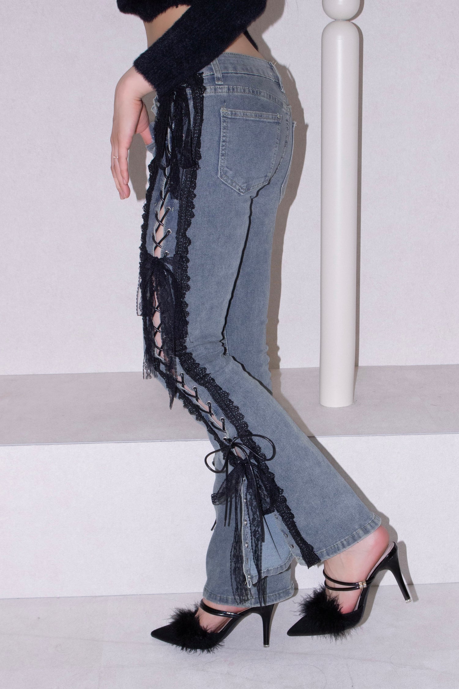 seduce lace denim.【リニューアル】