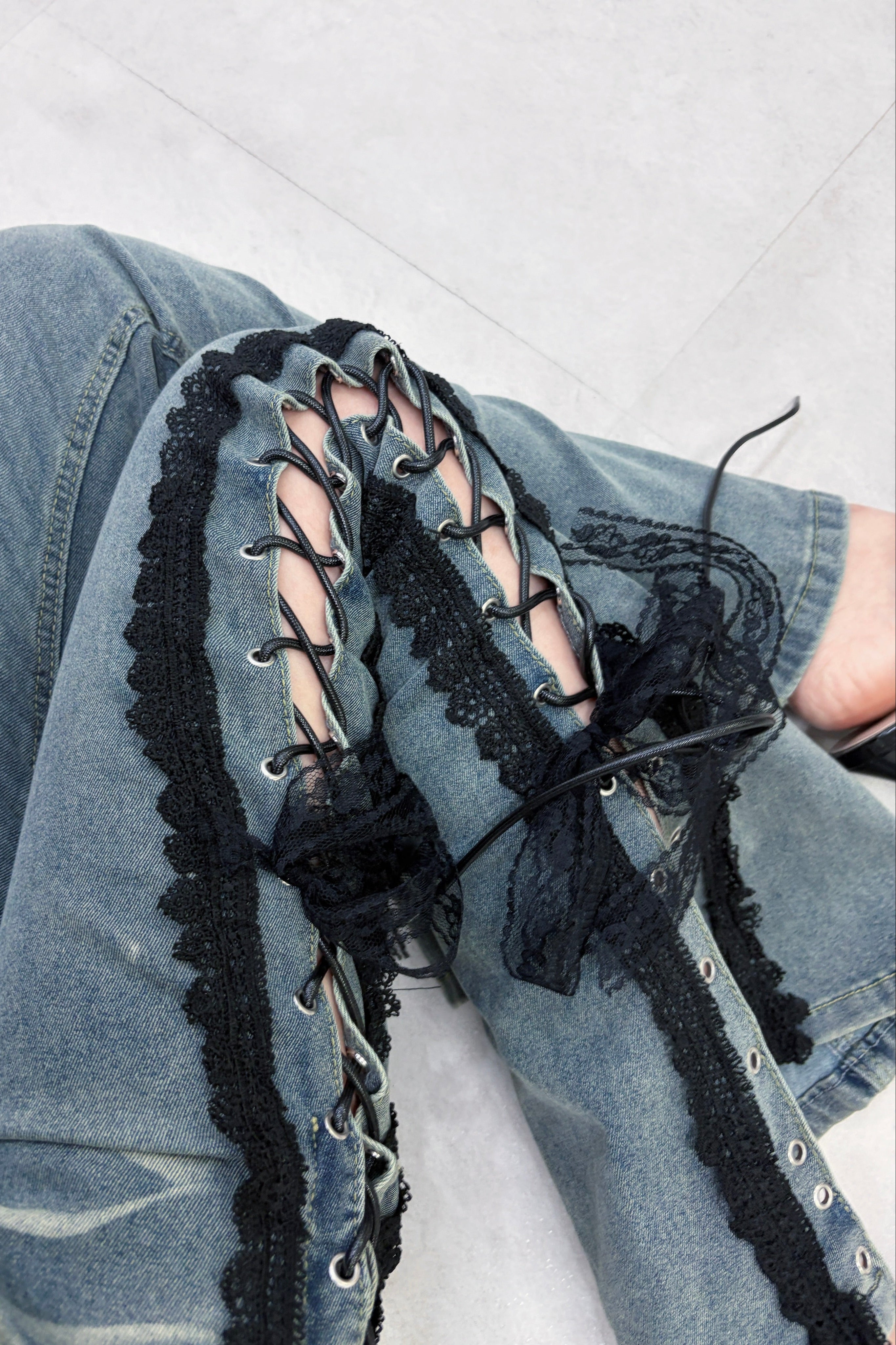 seduce lace denim.【リニューアル】