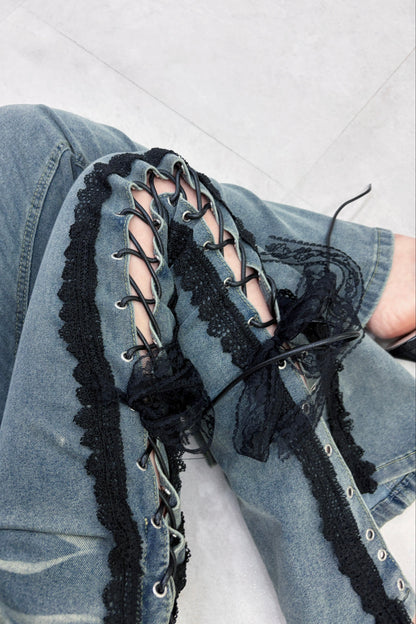 seduce lace denim.【リニューアル】