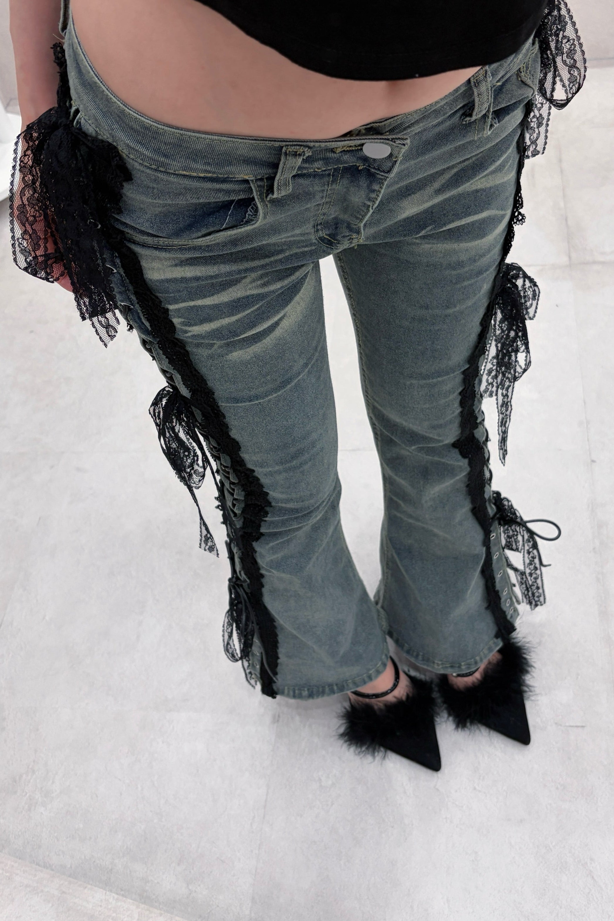 seduce lace denim.【リニューアル】