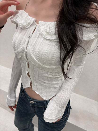 white shirring tops.
