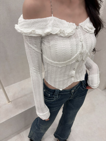 white shirring tops.