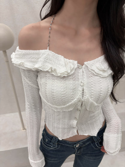 white shirring tops.