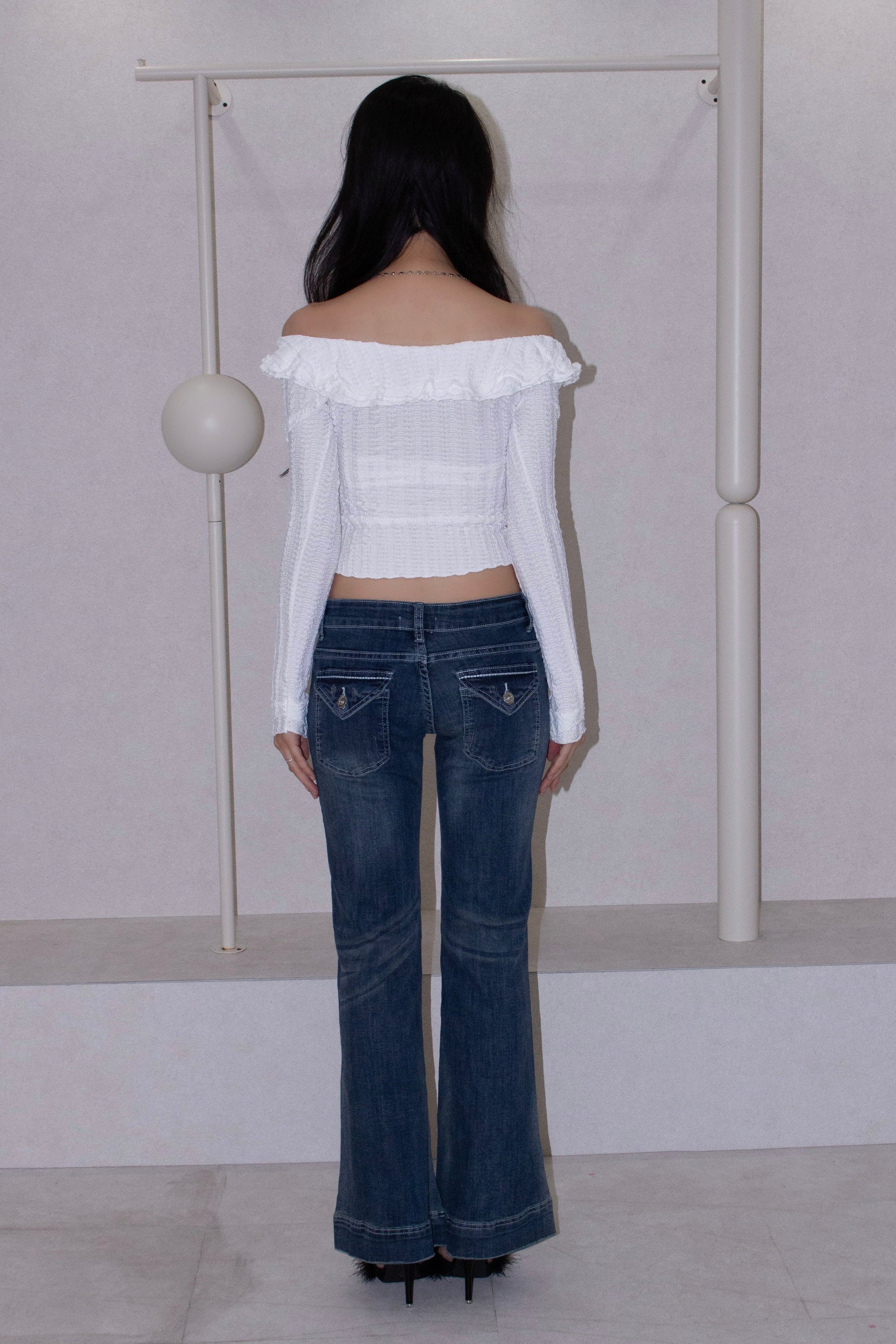 white shirring tops.