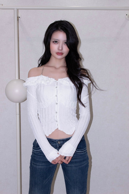 white shirring tops.