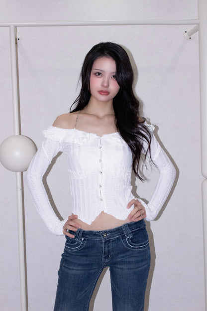 white shirring tops.