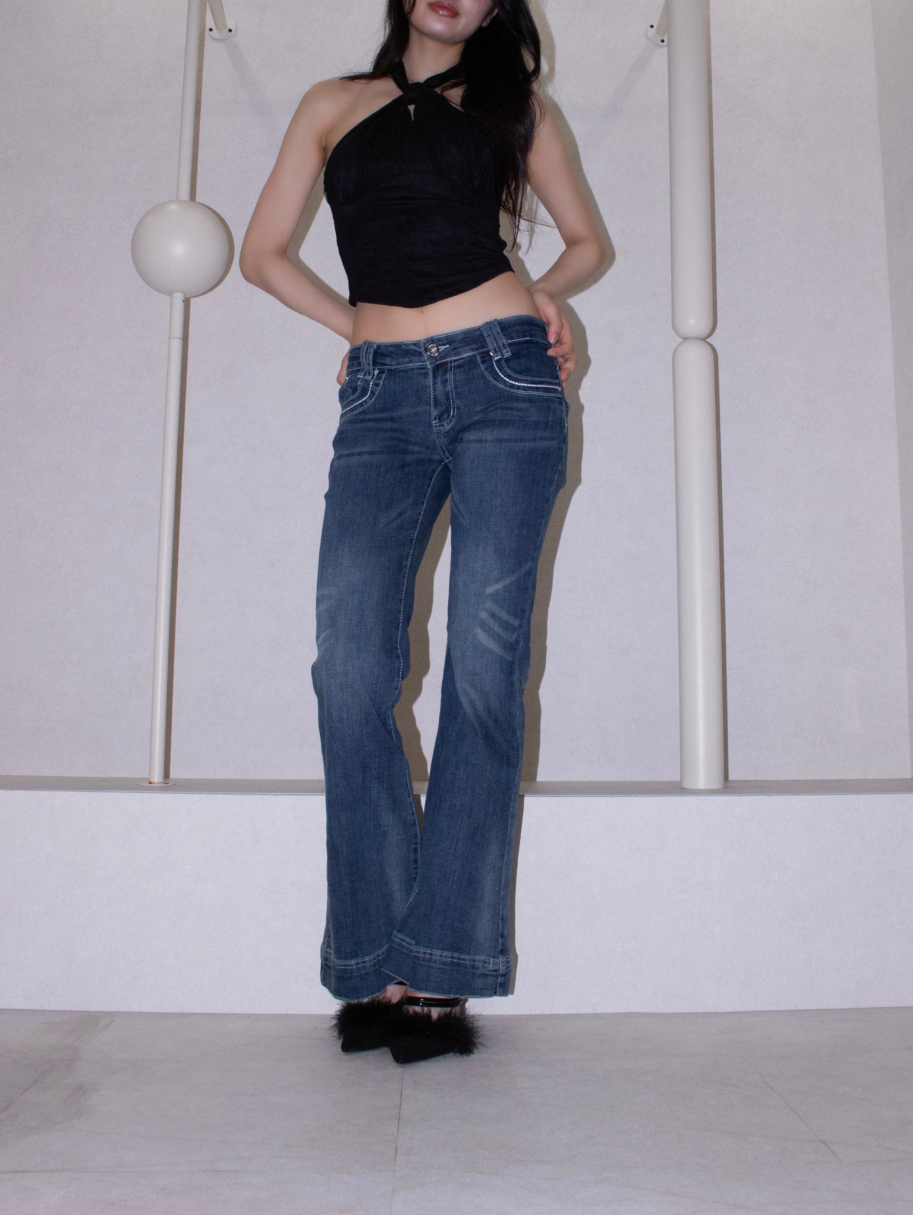 model fit denim.
