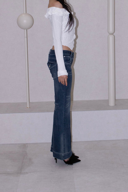 model fit denim.