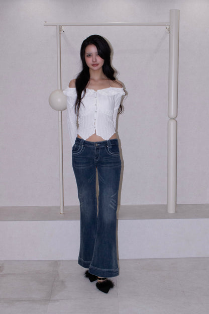 model fit denim.