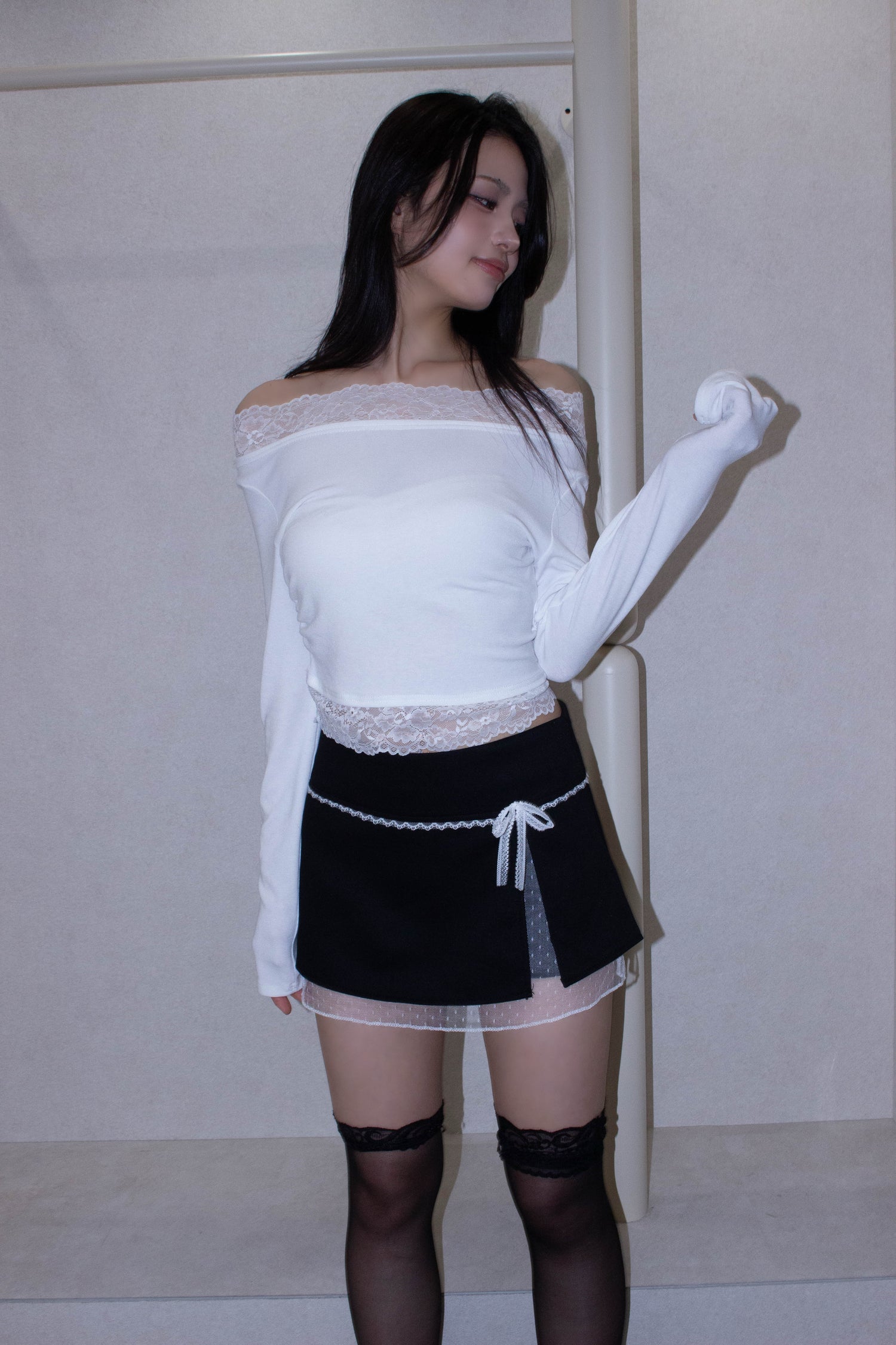 dolly lace skirt.