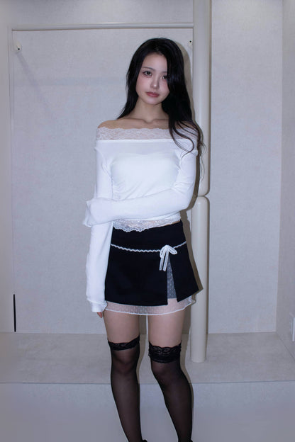 dolly lace skirt.