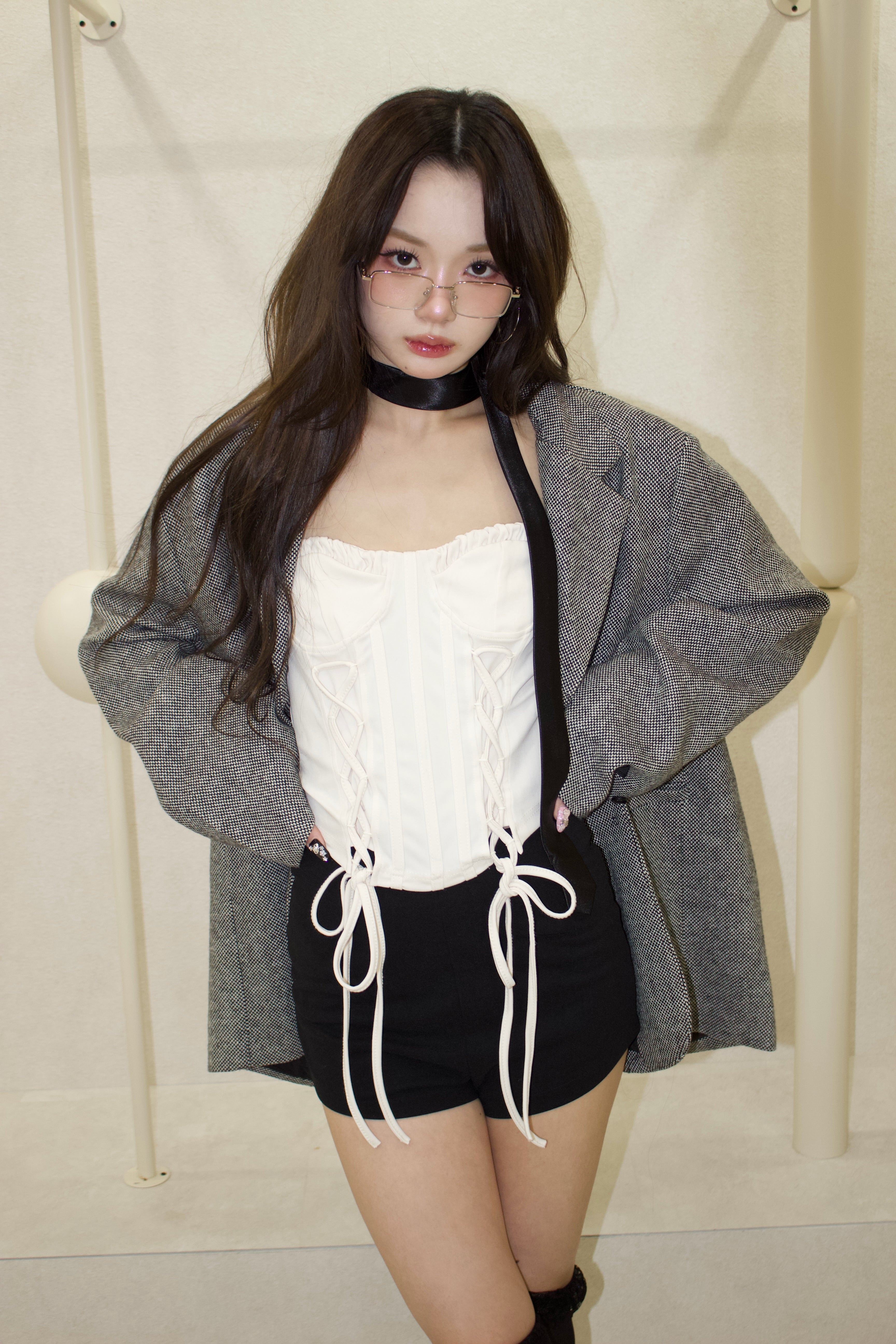 lace-up bear tops.