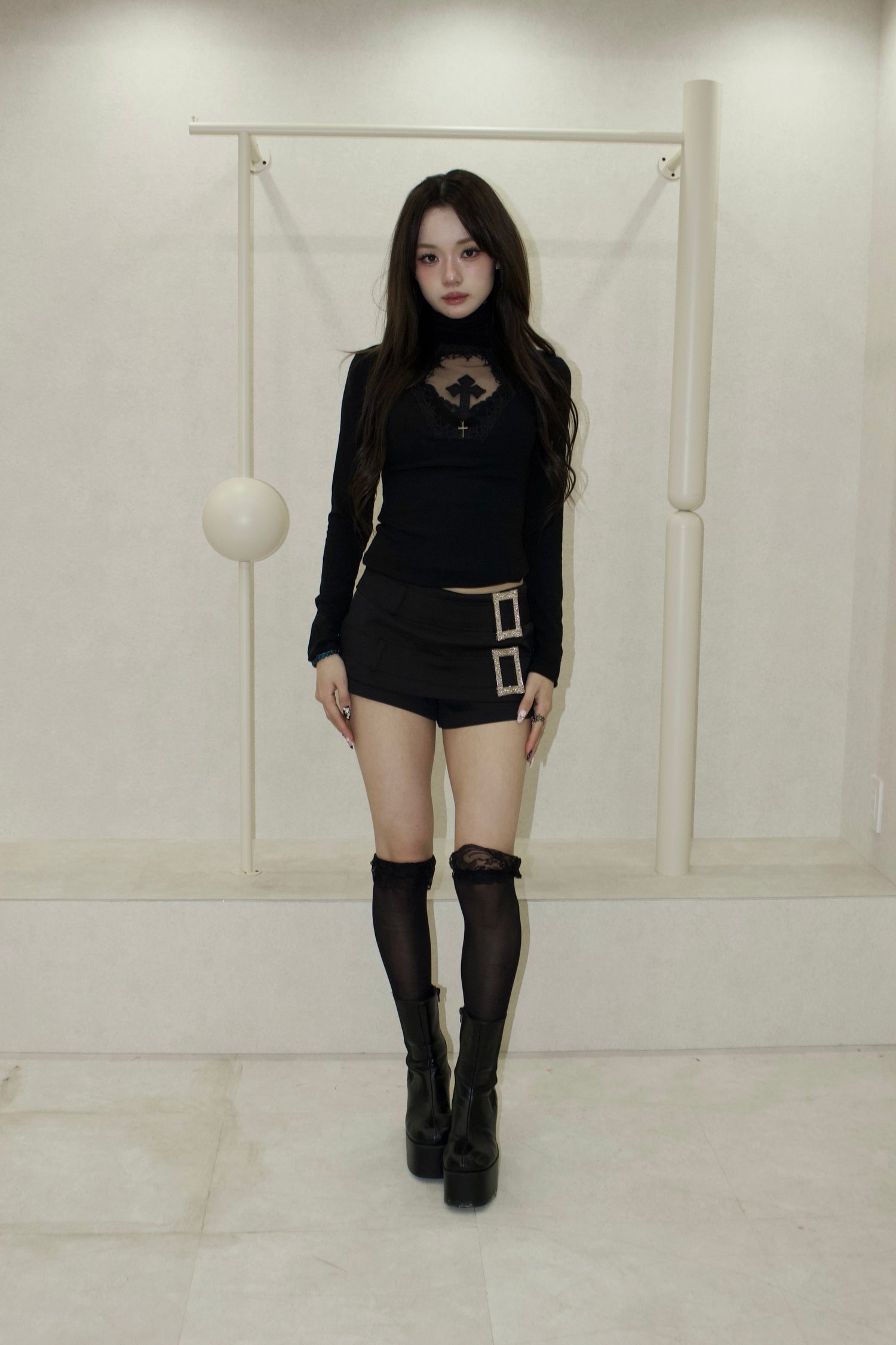 bijou buckle bottoms.
