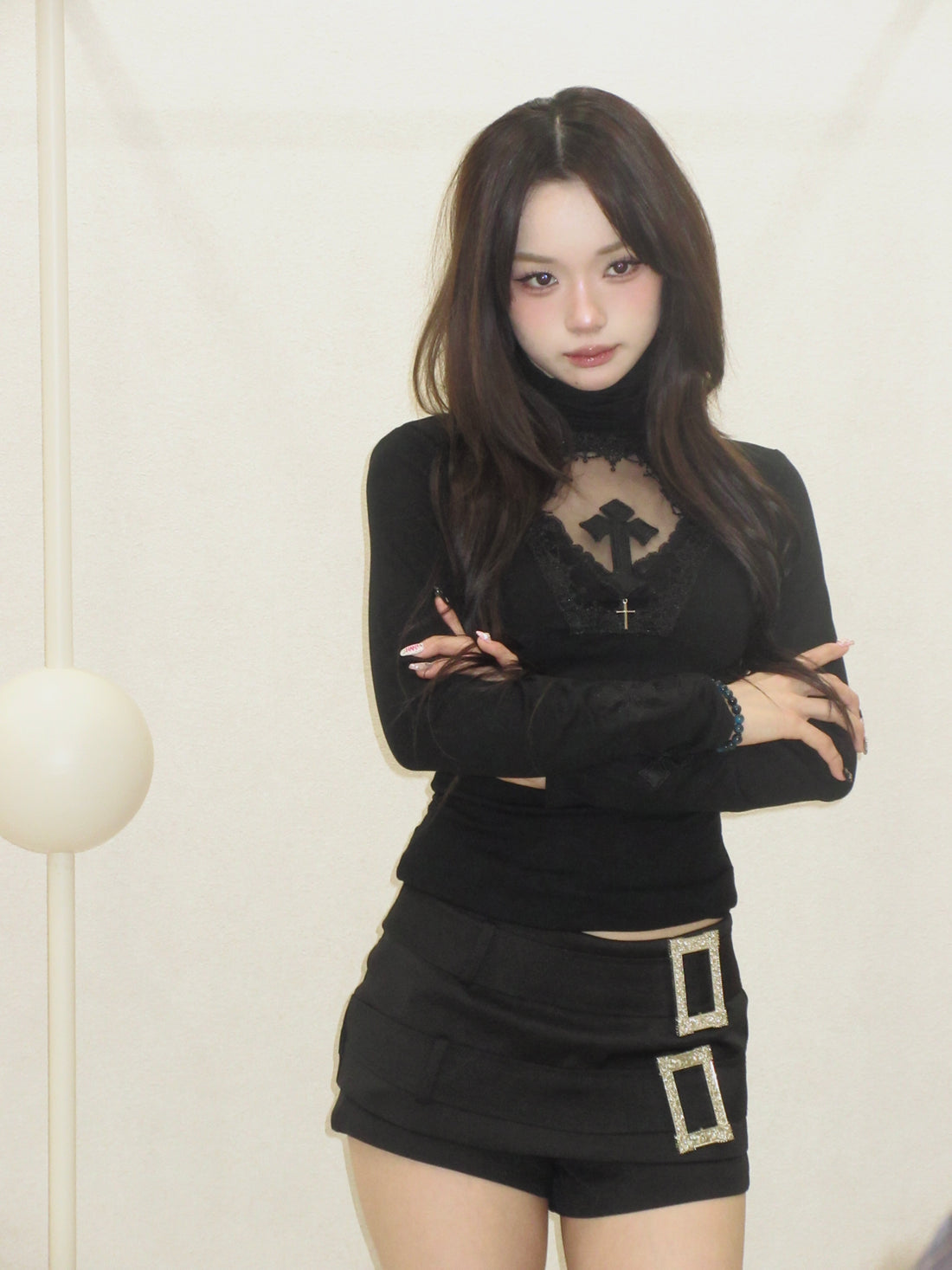 bijou buckle bottoms.